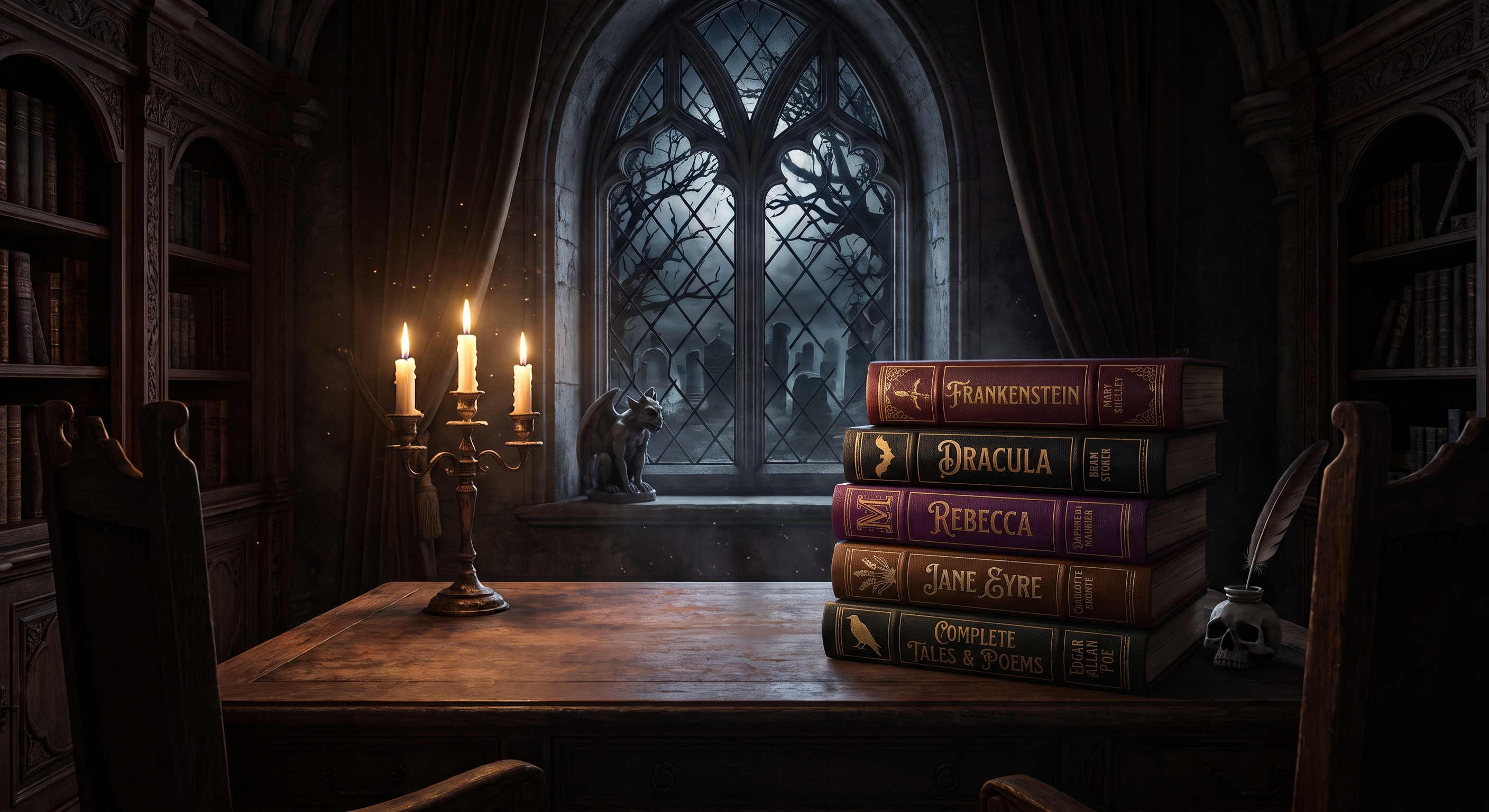 Reading Between the Shadows: 5 Gothic Masterpieces to Read in the Dark